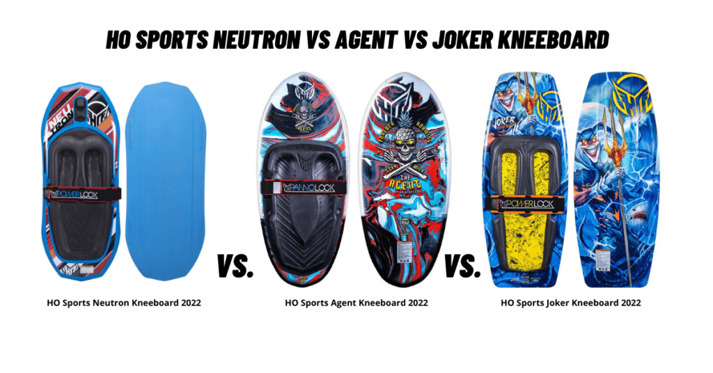HO Sports Neutron vs Agent vs Joker Kneeboard
